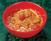 Broth-based soup