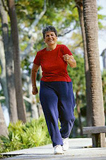 photo of a woman walking